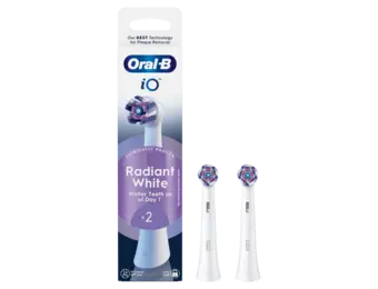 Oral B iO Radiant White Opzetborstels | 2 stuks