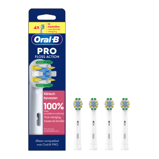 Oral B Pro Floss Action Opzetborstels - 4 stuks