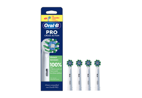 Oral-B Pro Cross Action Opzetborstels Wit - 4 Stuks