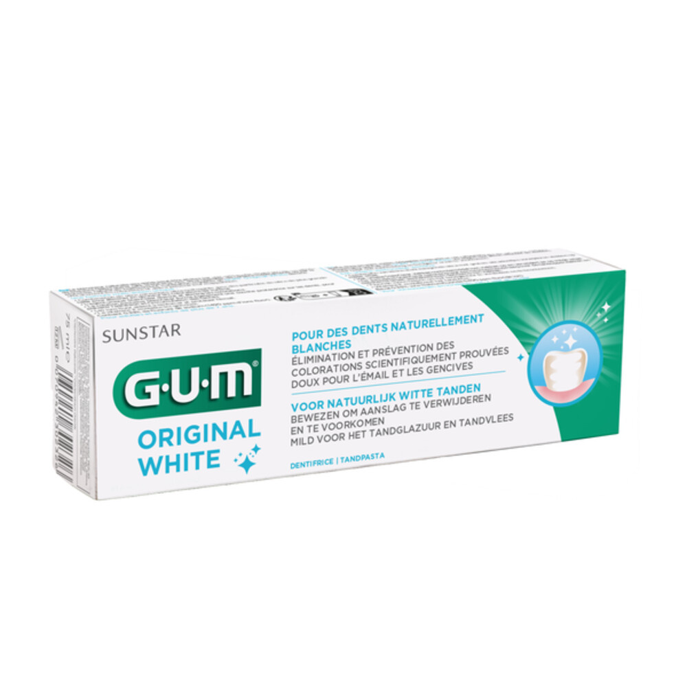 GUM Original White tandpasta - 75 ml