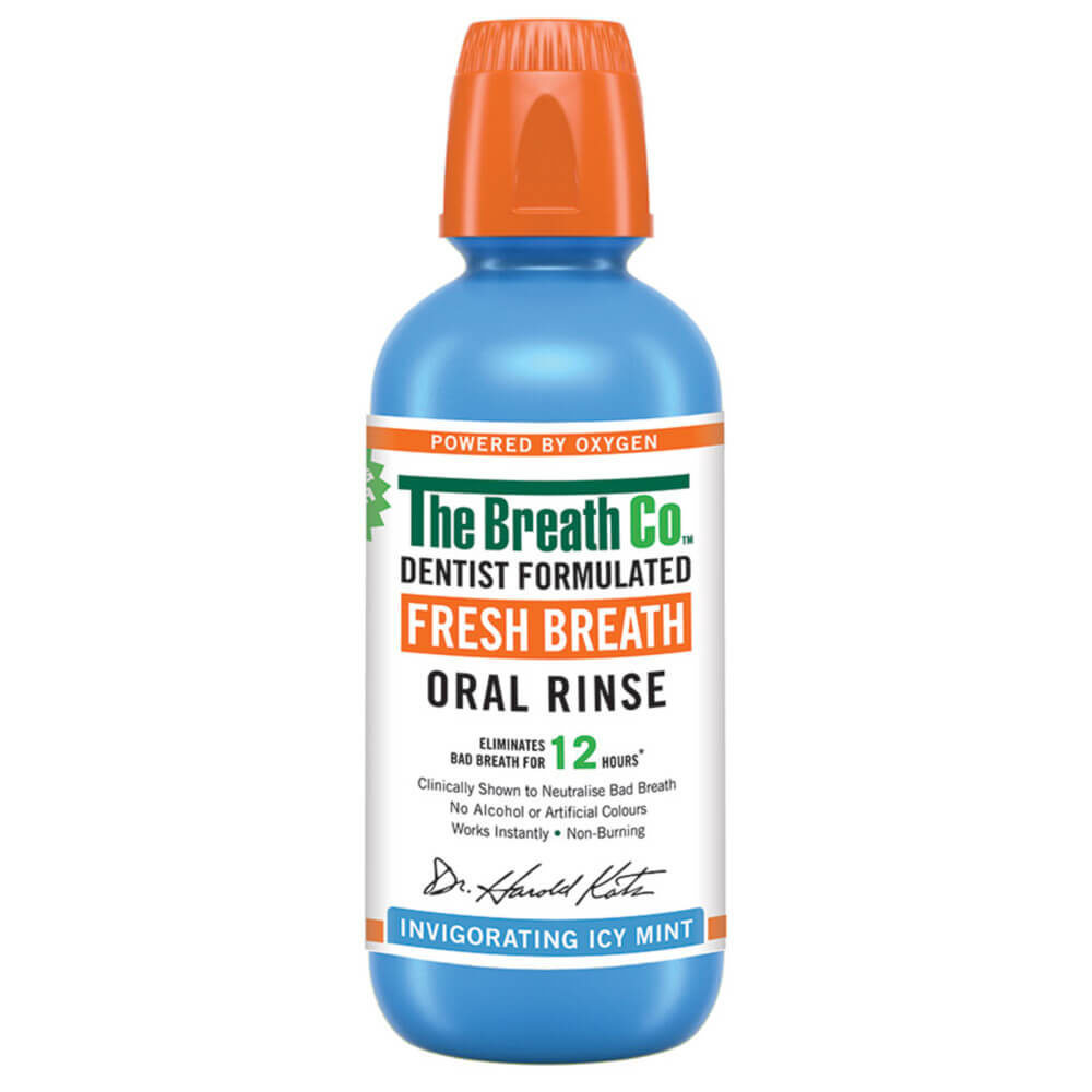 The Breath Co Mondwater | Icy Mint | 4 x 500ML | Voordeelverpakking!