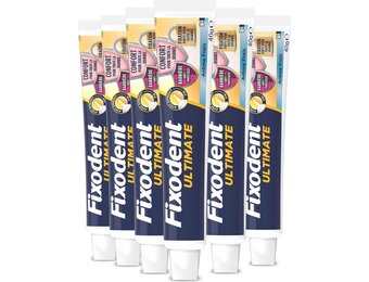 Fixodent Ultimate Fresh Kleefpasta voor Kunstgebit | 6 x 40 g Voordeelverpakking