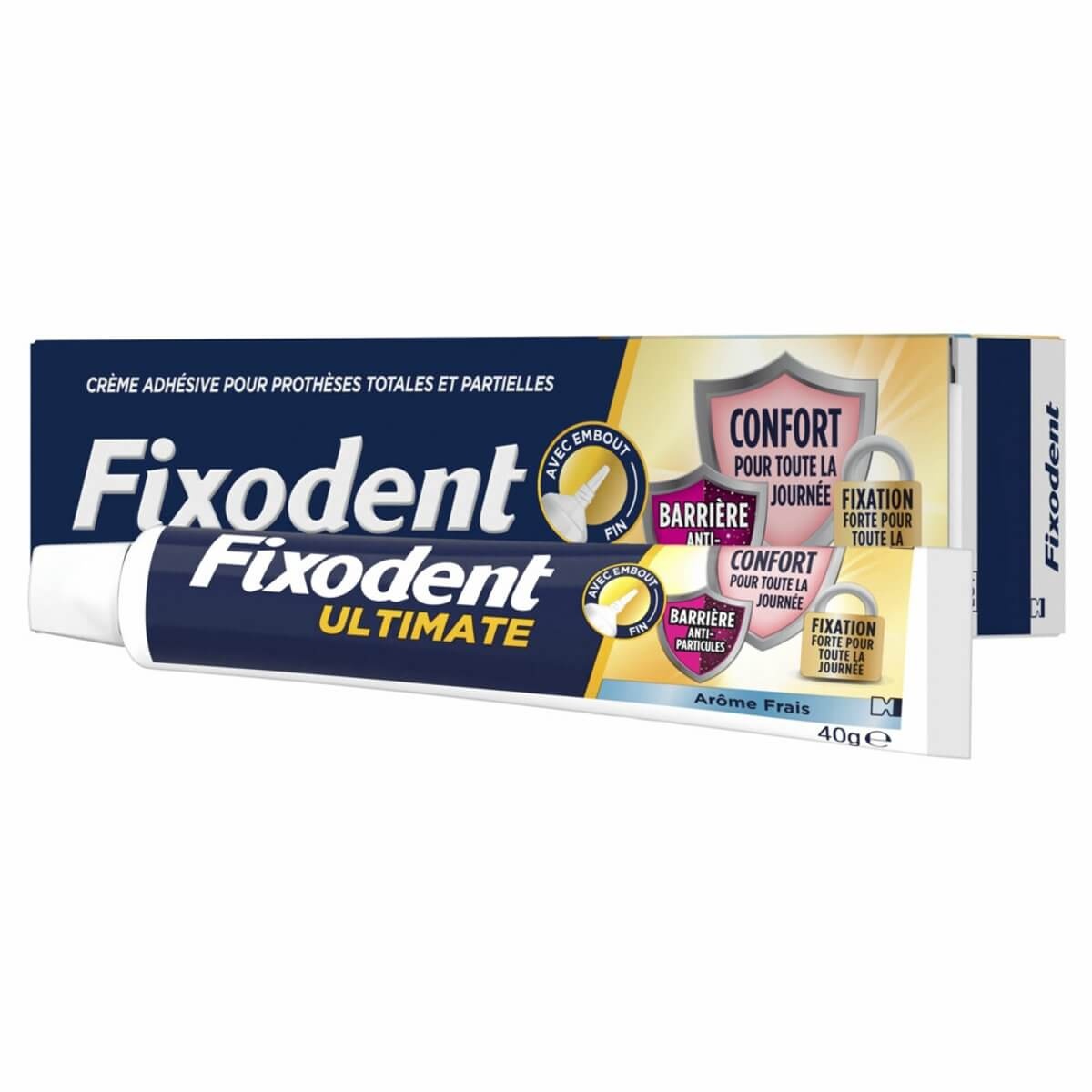 Fixodent Ultimate Fresh Kleefpasta voor Kunstgebit | 6 x 40 g Voordeelverpakking