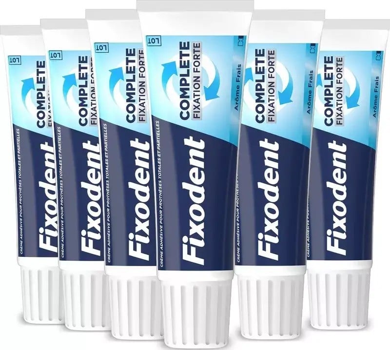 Fixodent Complete Fresh Original Kleefpasta voor Kunstgebit | 6 x 47 g Voordeelverpakking