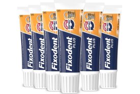 Fixodent Plus Dual Power Kleefpasta voor Kunstgebit | 6 x 40 g Voordeelverpakking