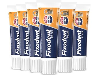 Fixodent Plus Dual Power Kleefpasta voor Kunstgebit | 6 x 40 g Voordeelverpakking