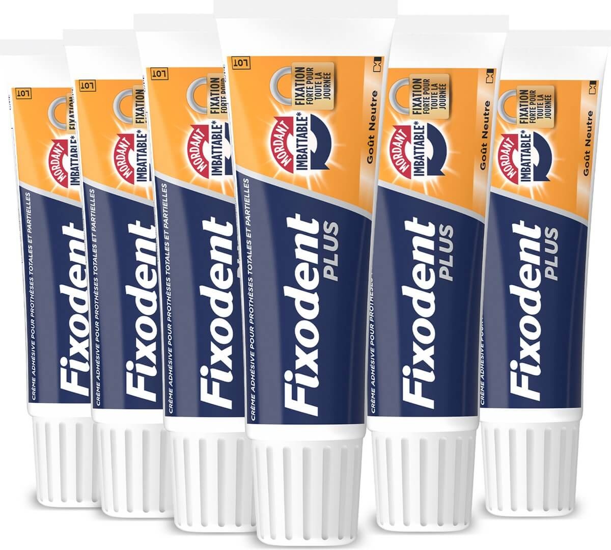 Fixodent Plus Dual Power Kleefpasta voor Kunstgebit | 6 x 40 g Voordeelverpakking