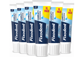 Fixodent Complete Fresh Original Kleefpasta voor Kunstgebit | 6 x 70 g Voordeelverpakking