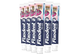 Fixodent Food Barrier Frisse Smaak Kleefpasta voor Kunstgebit | 6 x 40 g Voordeelverpakking
