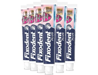 Fixodent Food Barrier Frisse Smaak Kleefpasta voor Kunstgebit | 6 x 40 g Voordeelverpakking