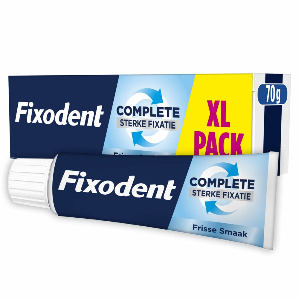 Fixodent Complete Fresh Original Kleefpasta voor Kunstgebit | 6 x 70 g Voordeelverpakking