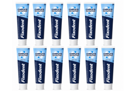 Fixodent Complete Fresh Original Kleefpasta voor Kunstgebit | 12 x 70 g Voordeelverpakking