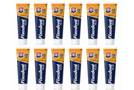 Fixodent Plus Dual Power Kleefpasta voor Kunstgebit – 12 x 40 g Voordeelverpakking