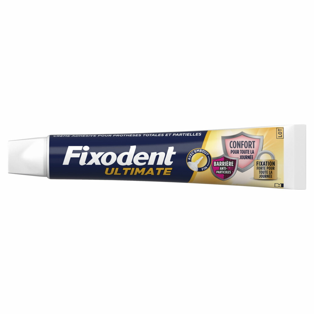Fixodent Ultimate Fresh Kleefpasta voor Kunstgebit | 12 x 40 g Voordeelverpakking