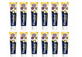 Fixodent Ultimate Fresh Kleefpasta voor Kunstgebit | 12 x 40 g Voordeelverpakking