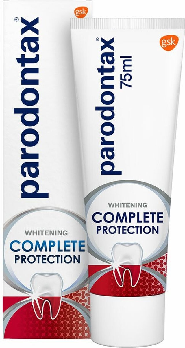 Parodontax Complete Protection Whitening Tandpasta – 6 x 75 ml Voordeelverpakking