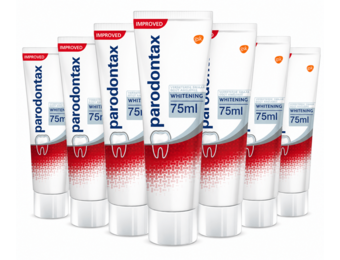 Parodontax Whitening Tandpasta – 6 x 75 ml Voordeelverpakking