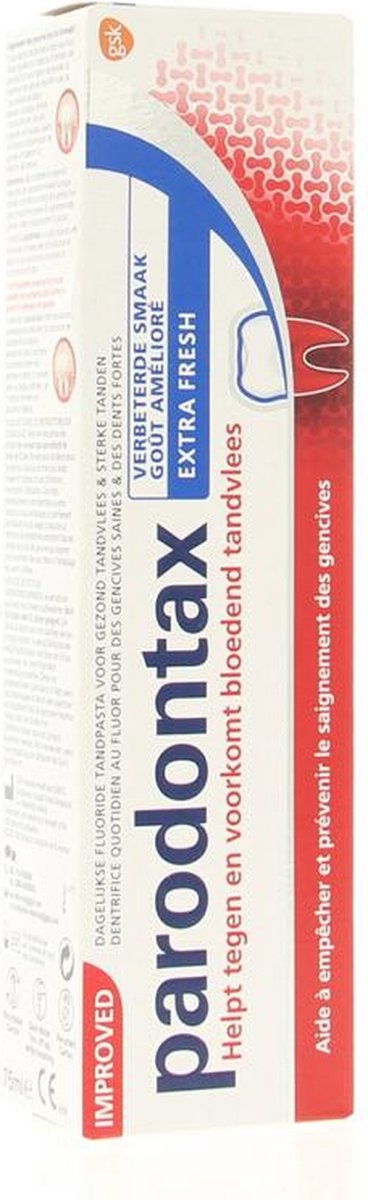 Parodontax Extra Fresh Tandpasta | 6 x 75 ml Voordeelverpakking