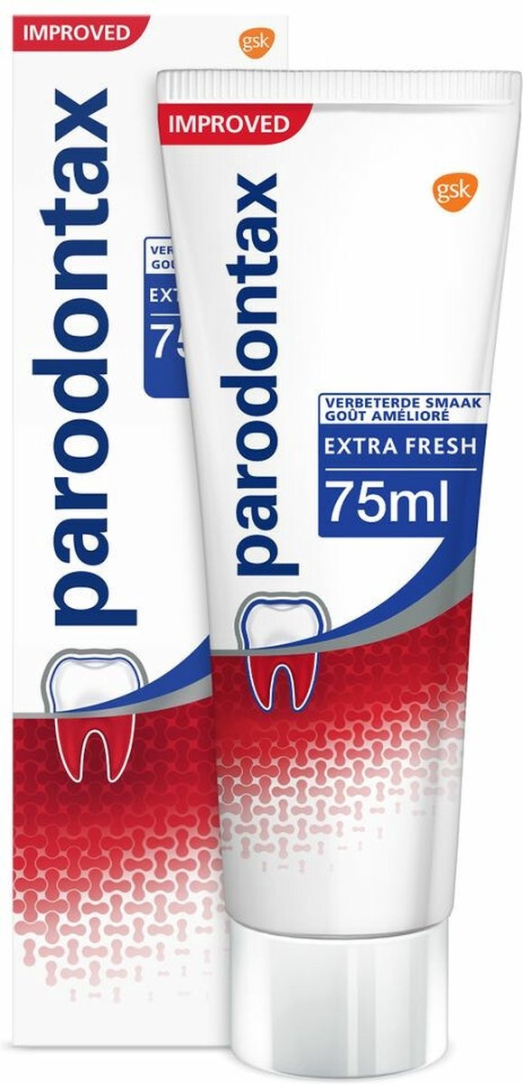 Parodontax Extra Fresh Tandpasta | 6 x 75 ml Voordeelverpakking