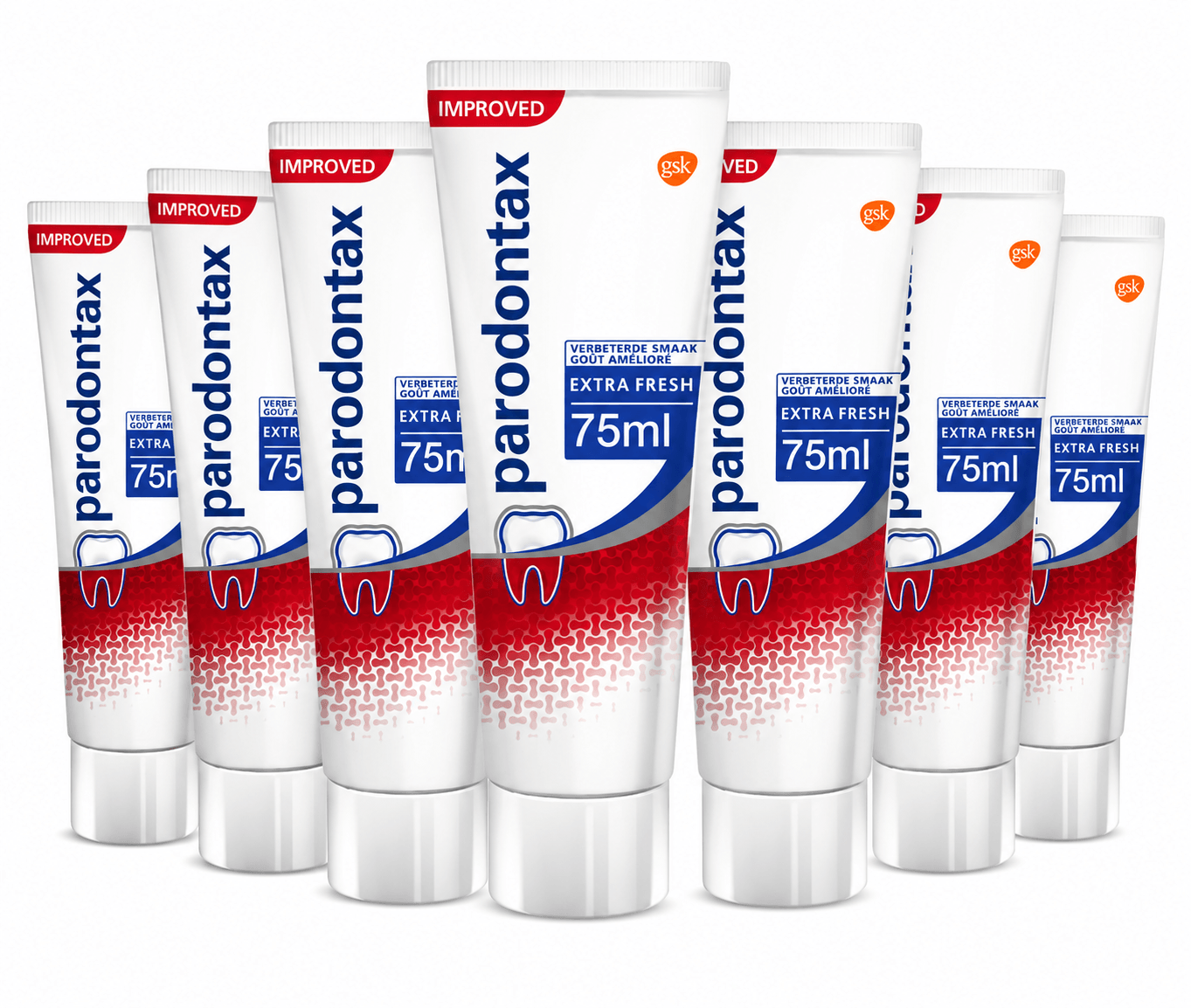 Parodontax Extra Fresh Tandpasta | 6 x 75 ml Voordeelverpakking