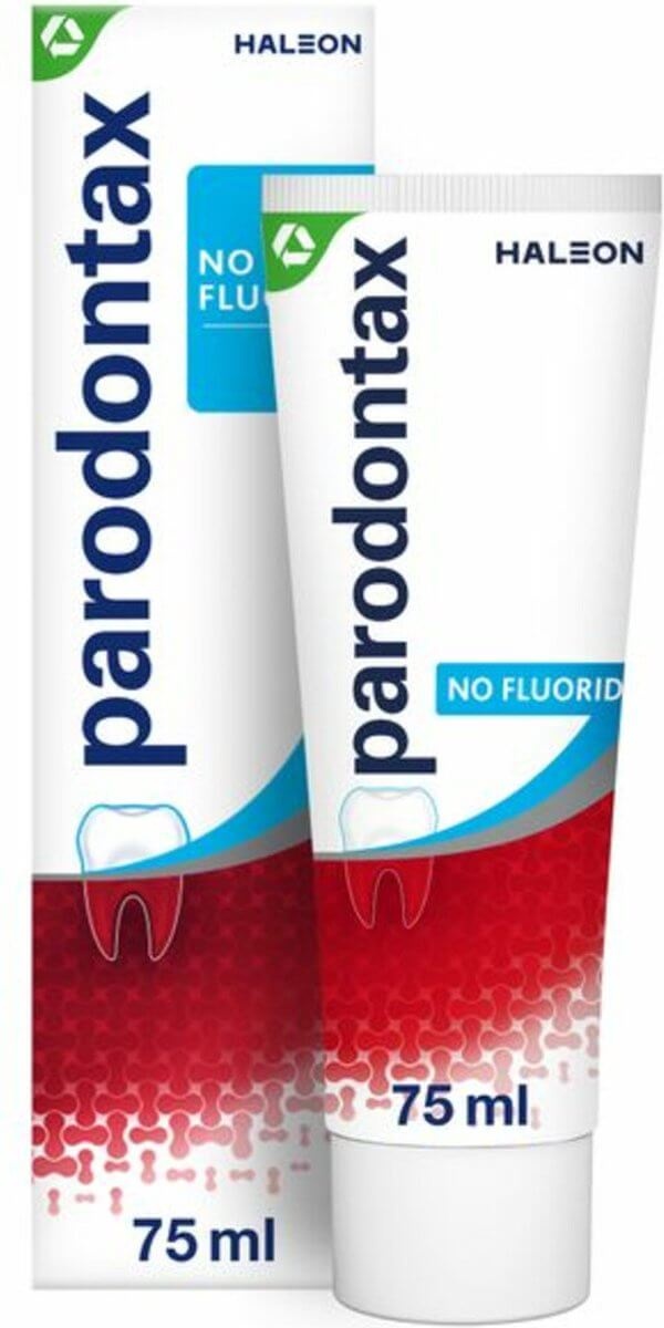 Parodontax Fluoride Vrij Tandpasta | 6 x 75 ml Voordeelverpakking