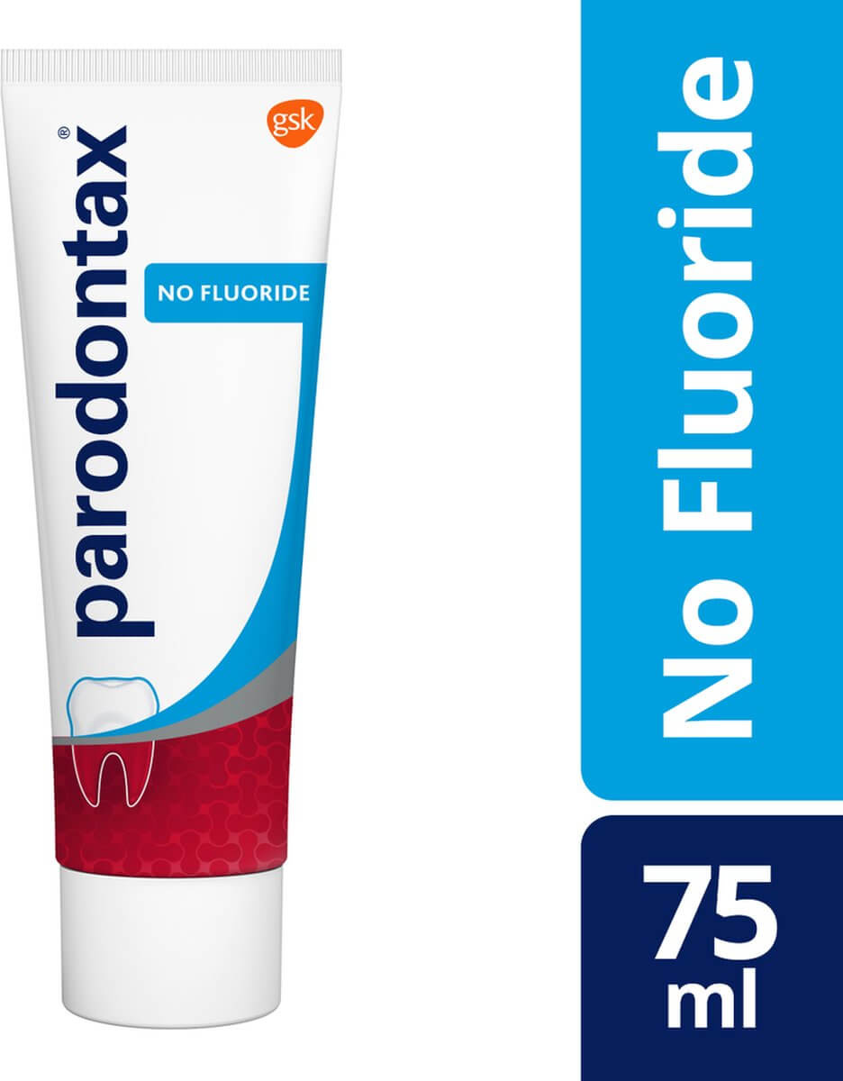Parodontax Fluoride Vrij Tandpasta | 6 x 75 ml Voordeelverpakking
