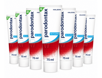 Parodontax Fluoride Vrij Tandpasta | 6 x 75 ml Voordeelverpakking