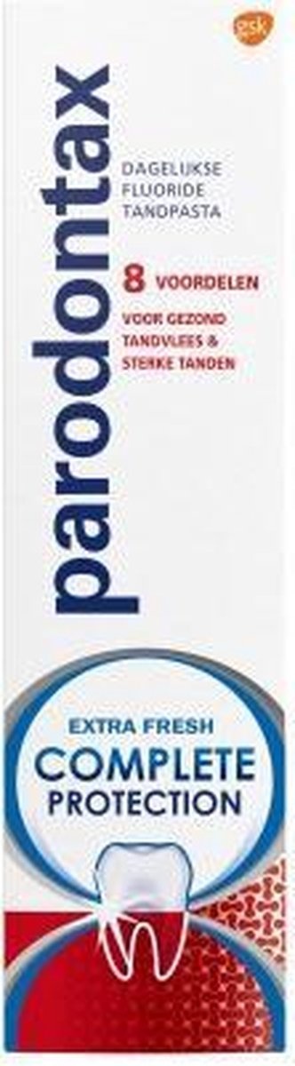 Parodontax Complete Protection Extra Fresh Tandpasta | 6 x 75 ml Voordeelverpakking