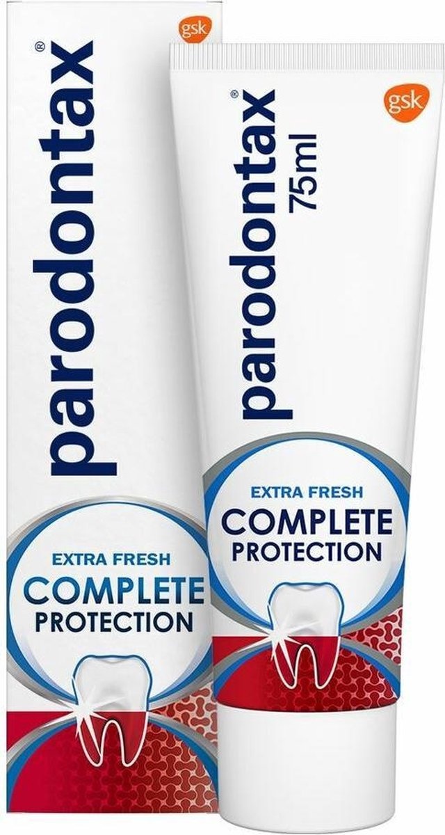 Parodontax Complete Protection Extra Fresh Tandpasta | 6 x 75 ml Voordeelverpakking