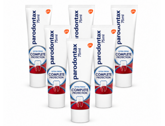 Parodontax Complete Protection Extra Fresh Tandpasta | 6 x 75 ml Voordeelverpakking
