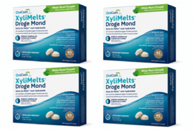 OraCoat XyliMelts Milde Munt tegen Droge Mond | 4 x 40 stuks Voordeelverpakking