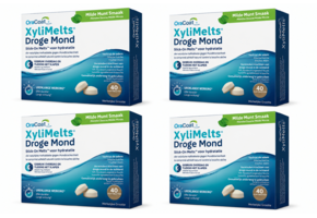 OraCoat XyliMelts Milde Munt tegen Droge Mond | 4 x 40 stuks Voordeelverpakking