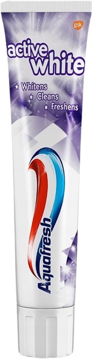 Aquafresh Tandpasta Active White | 100 ml | Stralend Witte Tanden
