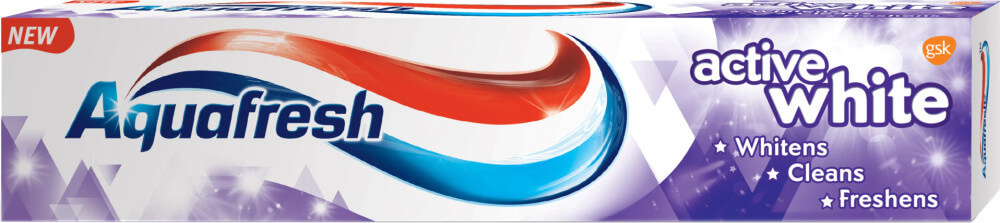 Aquafresh Tandpasta Active White | 100 ml | Stralend Witte Tanden