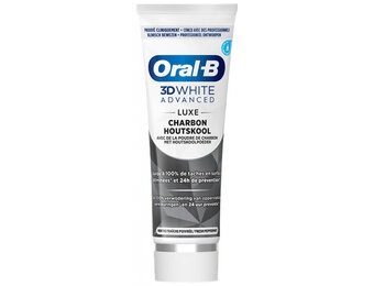 Oral-B Tandpasta 3D White Advanced Luxe Houtskool | 75 ml |  Whitening