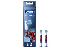 Oral-B Pro Kids Opzetborstels Spiderman | 2 stuks | Vanaf 3 Jaar