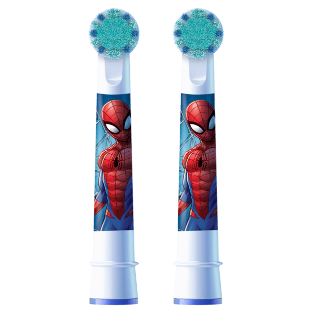 Oral-B Pro Kids Opzetborstels Spiderman | 2 stuks | Vanaf 3 Jaar