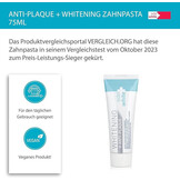 Edel+White Tandpasta Anti-Plak + Whitening | 75 ml | Witte Tanden