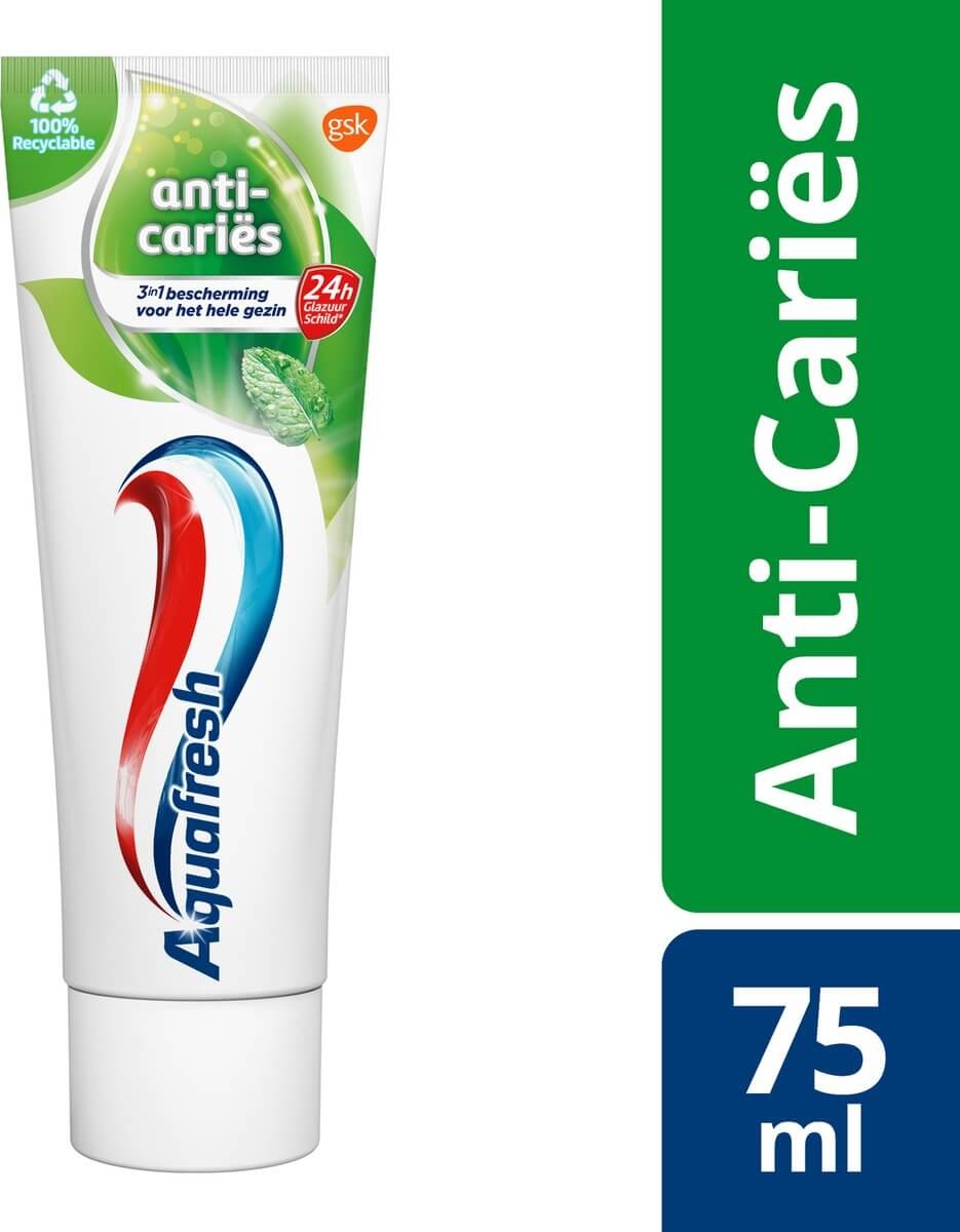 Aquafresh Tandpasta Anti-Cariës | 75 ml | Sterke Tanden