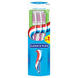 Aquafresh Tandenborstel | Clean & Flex Medium | 3 stuks