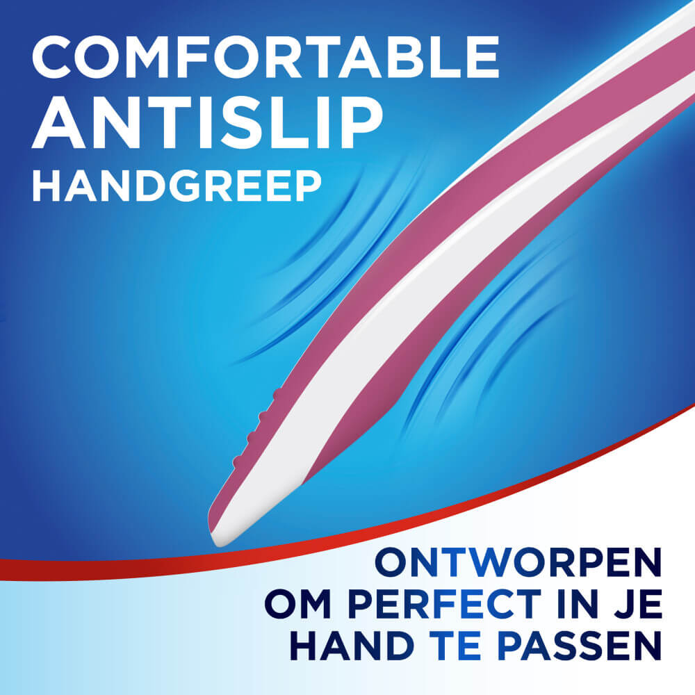 Aquafresh Tandenborstel | Clean & Flex Medium | 3 stuks