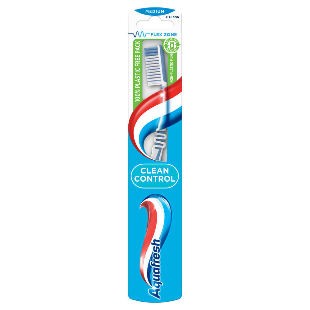 Aquafresh Tandenborstel | Clean Control Medium | 1 stuk