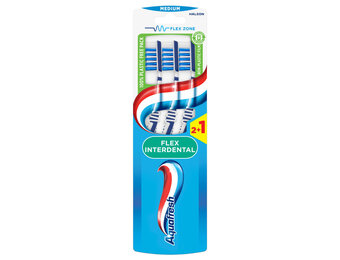 Aquafresh Tandenborstel | Flex Interdental Medium | 3 stuks