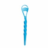 Miradent Tongschraper Tong-Clin Deluxe | Blauw Transparant