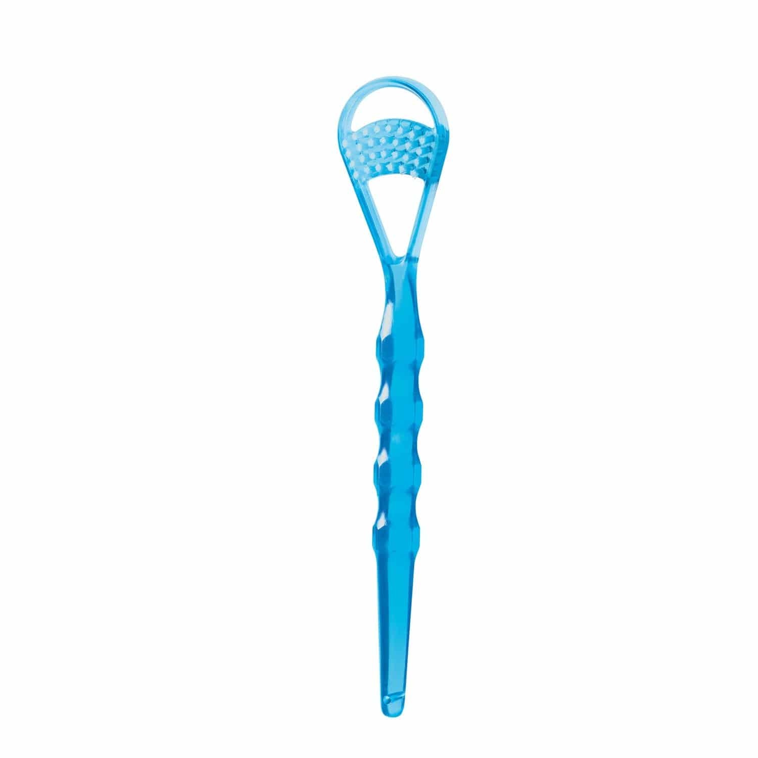 Miradent Tongschraper Tong-Clin Deluxe | Blauw Transparant