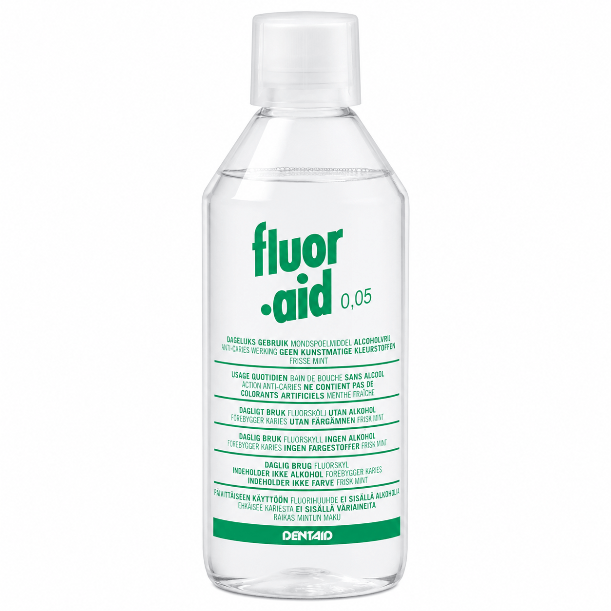 FluorAid Mondspoeling 0,05% | 500 ml | Met Fluoride