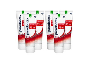 Parodontax Original Fluoride Tandpasta | 6 x 75 ml Voordeelverpakking