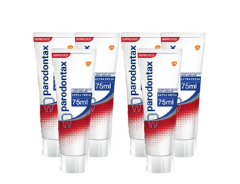 Parodontax Extra Fresh Tandpasta | 6 x 75 ml Voordeelverpakking