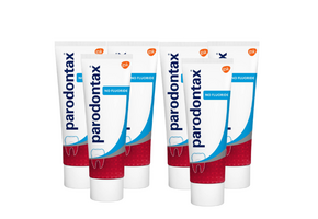 Parodontax Fluoride Vrij Tandpasta | 6 x 75 ml Voordeelverpakking
