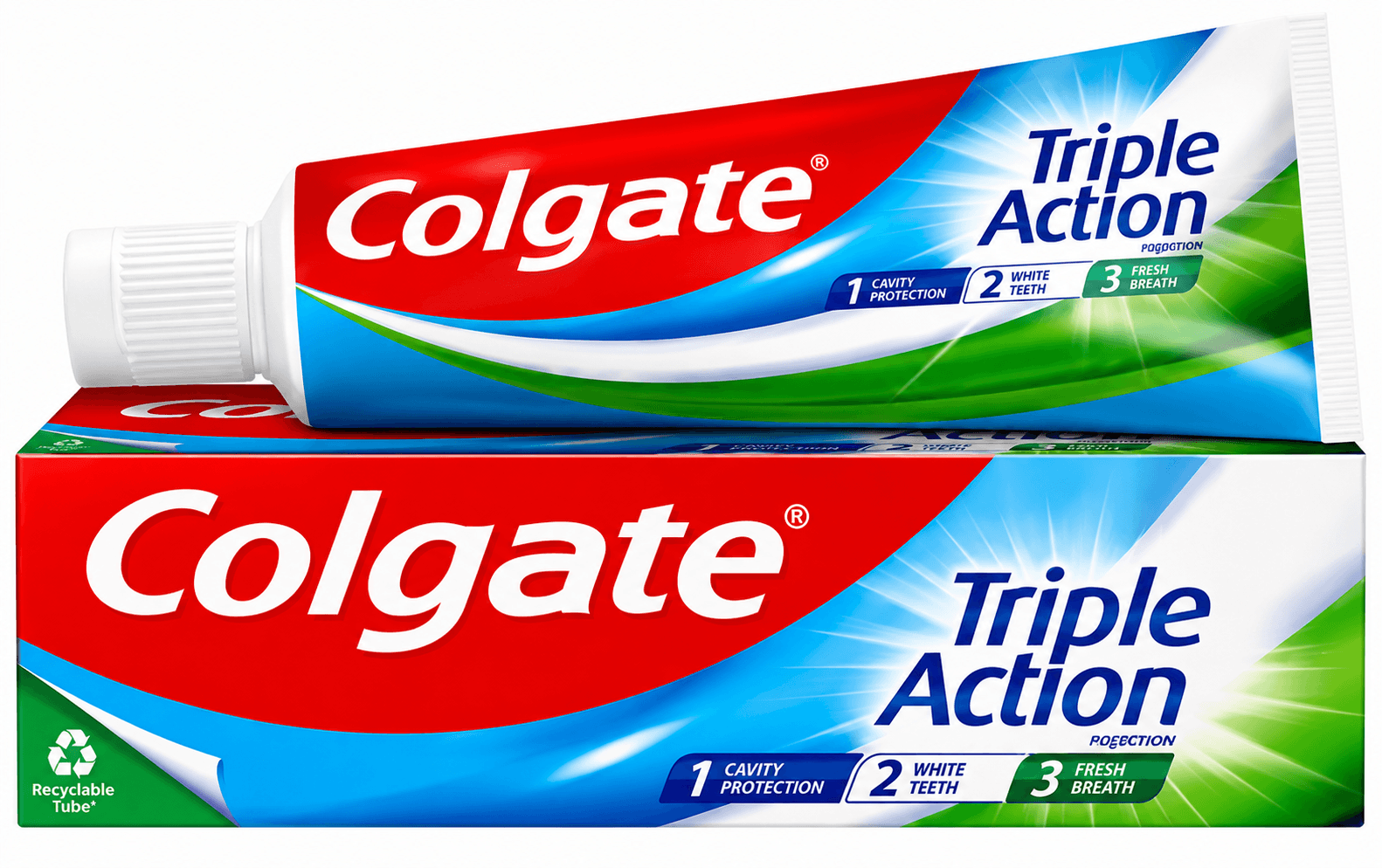 Colgate Triple Action Original Mint Tandpasta | 100 ml | Complete Verzorging